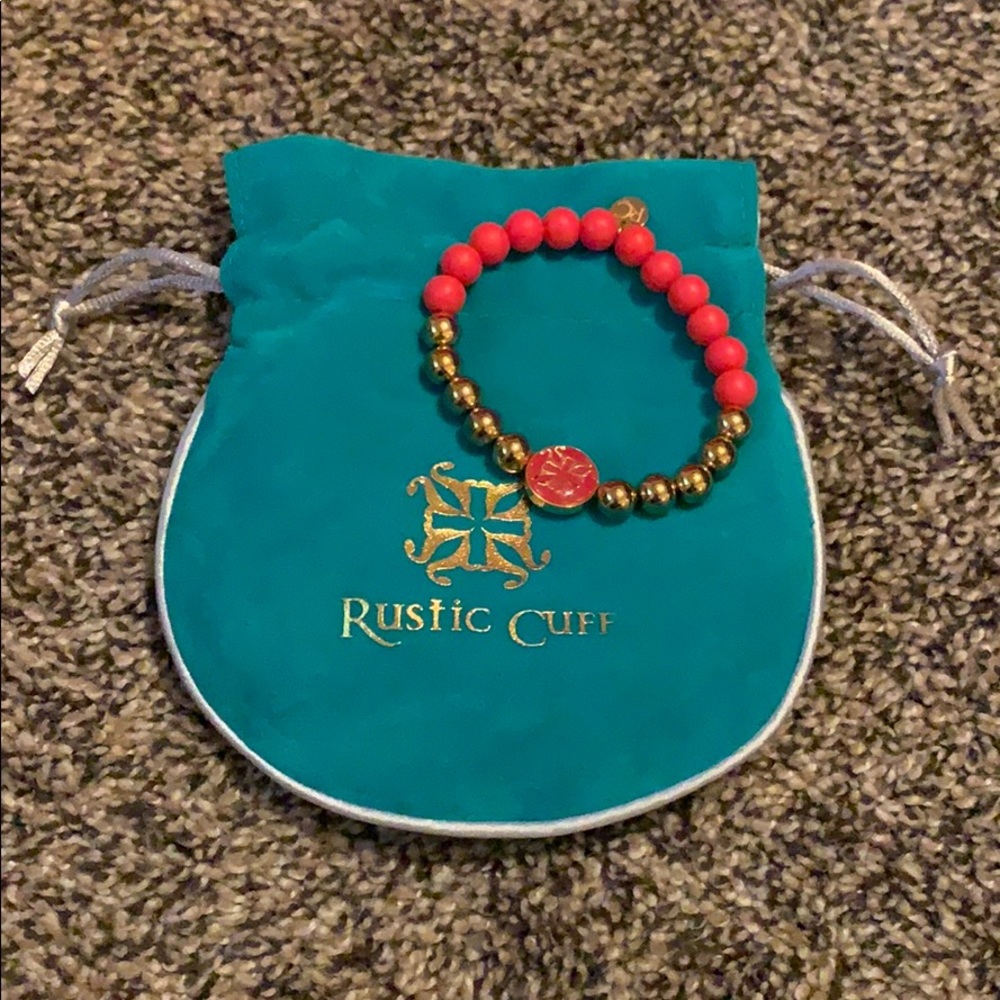 Rustic Cuff in Rad Red